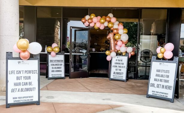 Parties at Sip & Style Salon in Bakersfield, Ca